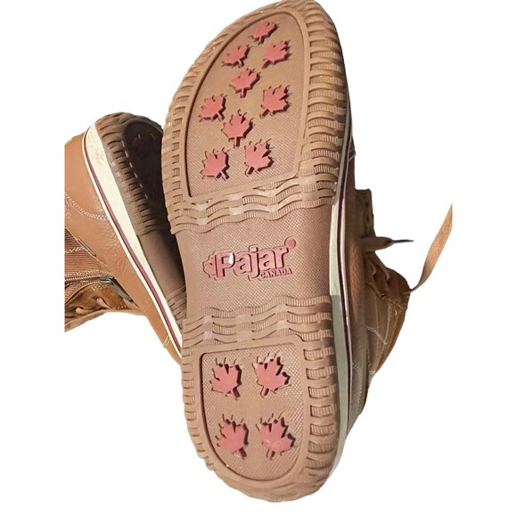 PAJAR Canada Trooper Boots Men Sz 10.5 Waterproof Winter snow boots Tan Brown - Picture 7 of 16